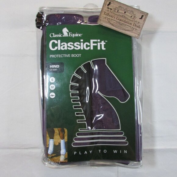 Classic Equine Classic Fit Protective Boot Hind CF200 Eggplant Large - Picture 2 of 5